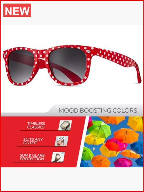 Retro Wayfarer Sunglasses with UV400 Protection Gradient Lens main image 7